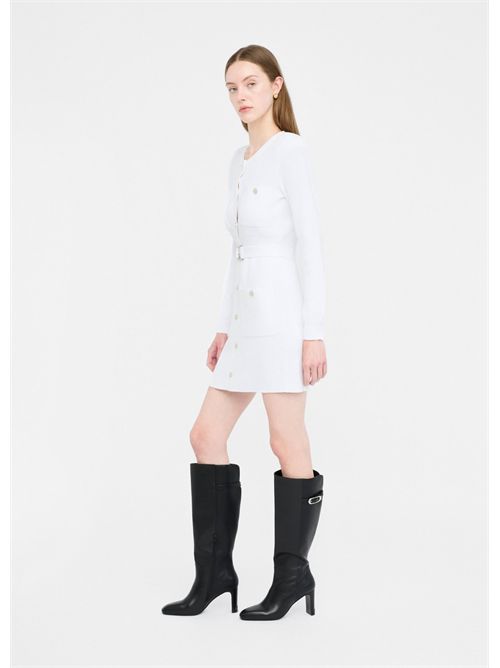 Abito in maglia con spalline imbottite LIU JO | MF5371MS99E/10701
